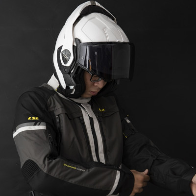 Mũ Bảo Hiểm Fullface Lật Hàm 180độ LS2 FF901 Advant X Fiberglass - Sợi thuỷ tinh