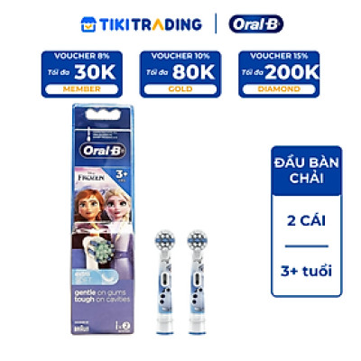 Đầu bàn chải Oral-B Pro D100 Disney Frozen - Hàng chính Hãng