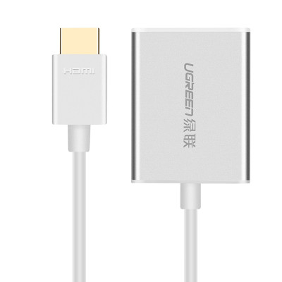 Bộ chuyển tín hiệu HDMI sang VGA kèm theo âm thanh dài 15CM UGREEN MM102 40212 - Hàng Chính Hãng