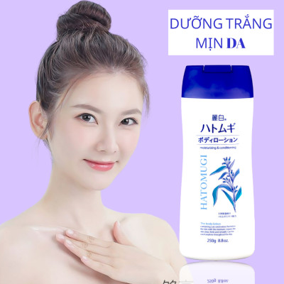 Lotion Dưỡng Thể Ban Đêm Reihaku Hatomugi Body Lotion (Chai 250 G)