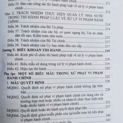Luật Xử Lý Vi Phạm Hành Chính (sửa đổi, bổ sung năm 2025) các văn bản quy định chi tiết và biện pháp thi hành