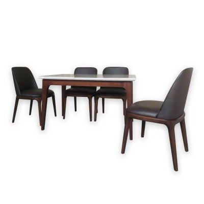 Bàn ăn Mavis mặt đá IBIE