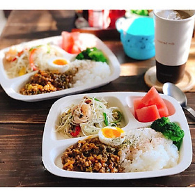 Khay ăn dặm 3 ngăn Nakaya , giúp mẹ rèn luyện cho bé thói quen ăn dặm khoa học và hợp lý-nội địa Nhật Bản 