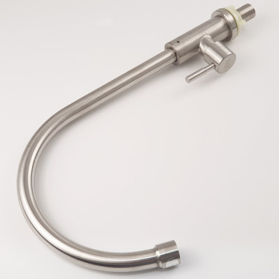 Vòi rửa chén lạnh Inox SUS 304 Eurolife EL-T017 (Trắng vàng)