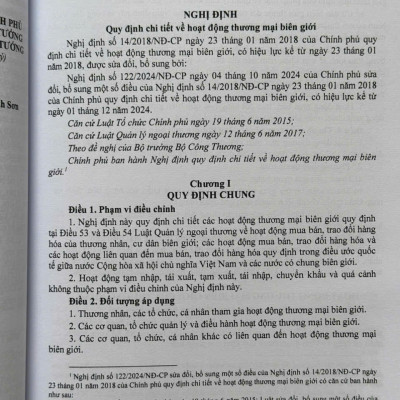 Sách Luật Thương Mại, Luật Quản Lý Ngoại Thương – Hệ Thống Văn Bản Quy Định Hướng Dẫn Chi Tiết Thi Hành - V2590T