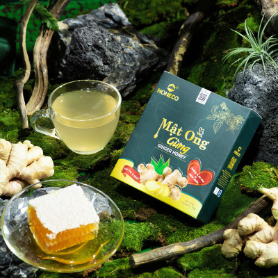 Mật ong Gừng HONECO 15 gói x 15g
