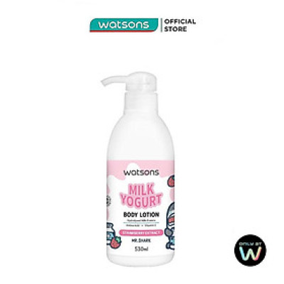 Sữa Dưỡng Thể Watsons Sữa Chua Và Dâu Tây 530ml (Mr.Shark)