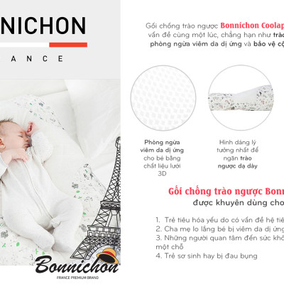Gối chống trào ngược BONNICHON Coolapin Hàn Quốc (nhập khẩu chính hãng)