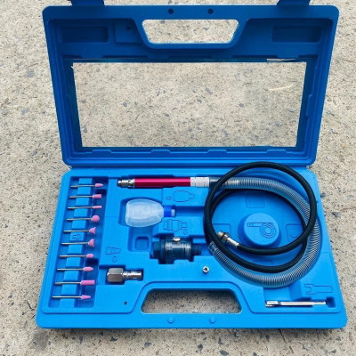 Bộ máy mài hơi dạng bút mini cầm tay, với 10 đầu đá mài, Bộ máy mài dạng bút
