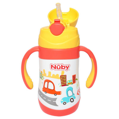 [ 10227-Nuby ] Bình uống nước giữ nhiệt bằng Inox, 2 chiều nóng lạnh, dung tích 280ml
