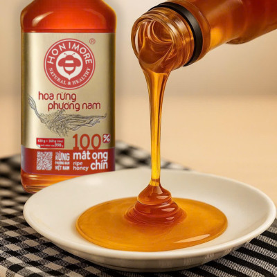 COMBO mua 2 TẶNG 1 cùng loại: Mật ong nguyên chất rừng Phương Nam chai 630g