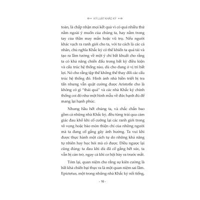 Sách - Kỷ Luật Khắc Kỷ