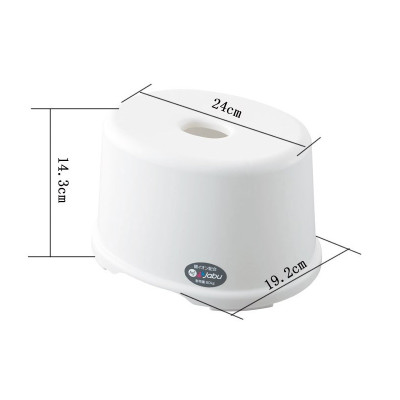 Combo chậu tròn Nakaya + Ghế nhựa  Sanada, làm từ nhựa PP cao cấp kháng khuẩn, bền đẹp và an toàn cho sức khỏe người dùng - nội địa Nhật Bản 