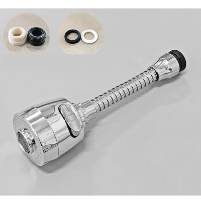 Vòi Rửa Chén Bát Tăng Áp Nhựa Mạ Điện Nối Dài 2 Chế Độ Nước Xoay 360 Độ Tiết Kiệm Nước , Không Rỉ Sét Thân Vòi Dài Xoay Chuyển Linh Hoạt, 2 Chế Độ Nước Tiện Dụng