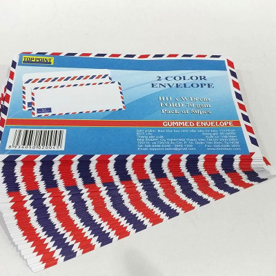 Bao Thư Sọc Nhỏ Nắp Xéo Có Keo (50 Cái/Lốc)