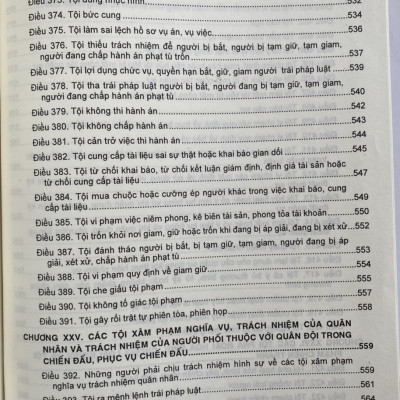 Phương Pháp Định Tội Danh Với 538 Tội Phạm Trong Bộ Luật Hình Sự Năm 2015 Sửa Đổi Đổ Sung Năm 2017