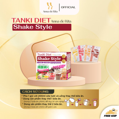 [Anna de Rita] Thực phẩm thay thế bữa ăn SHAKE STYLE (hộp x 10 gói 25gr)