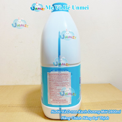 Nước Xả Quần Áo Cho Bé D-nee - Chai 3000ml (Xanh)