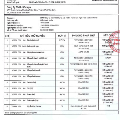 Combo Mật ong rừng thượng hạng Mẹ Tiên Honimore 500g - tăng cường sức đề kháng