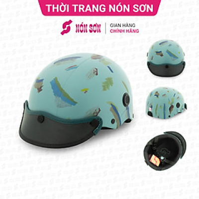 ƯU ĐÃI - Mũ bảo hiểm lỗ thông gió phiên bản mới NÓN SƠN chính hãng AMP-XH530