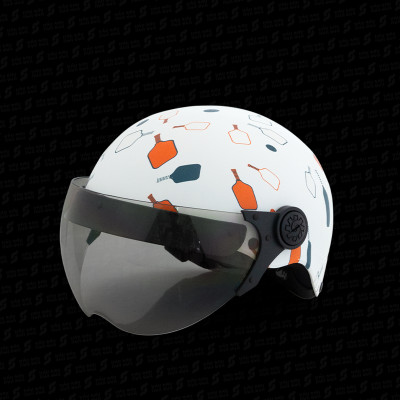 Mũ bảo hiểm có kính hoa văn NÓN SƠN chính hãng BKP-TR119