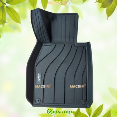 Thảm lót sàn xe ô tô Porsche 911 Nhãn hiệu Macsim 3W chất liệu nhựa TPE đúc khuôn cao cấp - màu đen