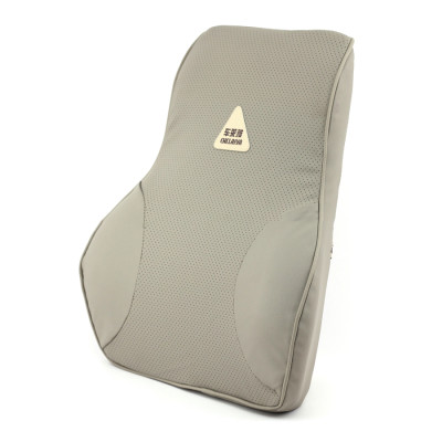 Tựa Lưng Ô Tô Cao Su Non Bọc Da CHELAIYA MS001 Màu Xám