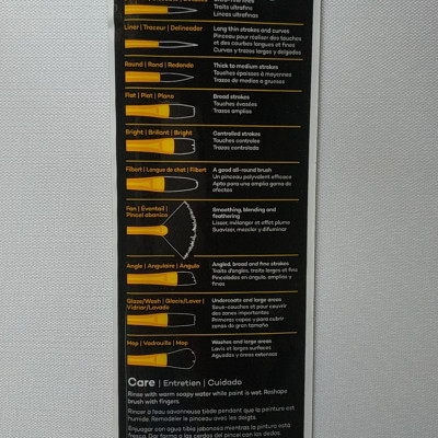 Set Bộ cọ vẽ Acrylic Mont Marte Gallery Series Brush