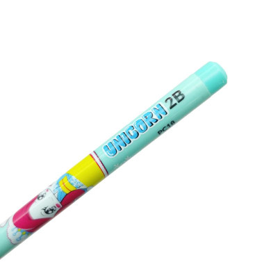 Bút Chì Khúc 2B Unicorn - Smart Kids PC18 (Màu Thân Bút Giao Ngẫu Nhiên)