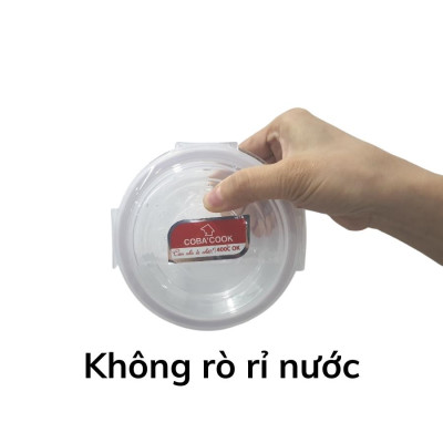 Hộp Thủy Tinh Bảo Quản Thực Phẩm Thức Ăn Trong Tủ Lạnh Chữ Nhật Mua 3 TẶNG 2- 370ml