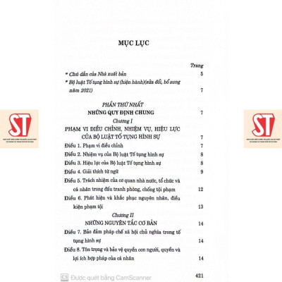 Sách - Bộ Luật Tố Tụng Hình Sự (Hiện Hành) (Sửa Đổi, Bổ Sung Năm 2021) - NXB Chính Trị Quốc Gia