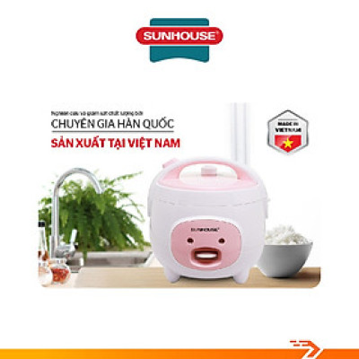 Nồi Cơm Điện Sunhouse 1.8 lít SHD8607W - Hàng Chính Hãng