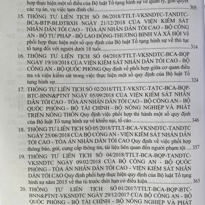  Bộ Luật Tố Tụng Hình Sự Năm 2015 ( Sửa đổi, bổ sung năm 2021, 2025) Và Các Văn Bản Hướng Dẫn Thi Hành