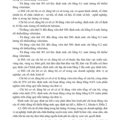 Sổ chi hoạt động công tác Đảng - bản in 2024