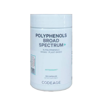 Viên uống chống nắng Codeage Polyphenols Broad Spectrum (120 viên)