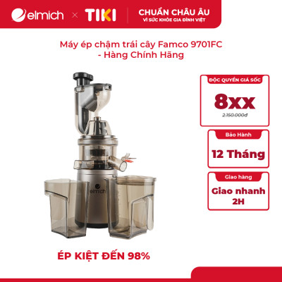 Máy ép chậm trái cây Famco 9701FC - Hàng Chính Hãng