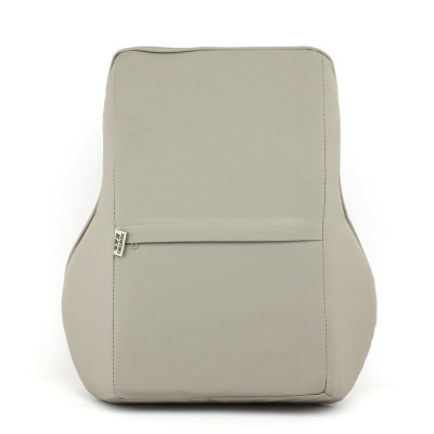 Tựa Lưng Ô Tô Cao Su Non Bọc Da CHELAIYA MS001 Màu Xám