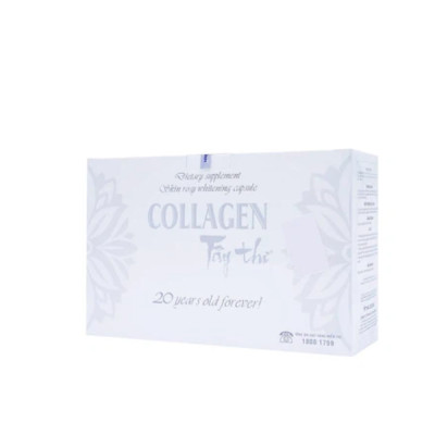 Thực Phẩm Chức Năng Hộp 20 Vỉ Viên Dưỡng Trắng Đẹp Da Colagen Tây Thi (6 Viên/Vỉ)