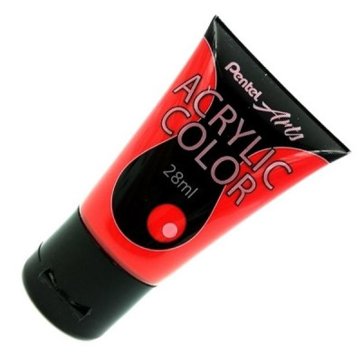 Tuýp Màu Acrylic Pentel WA2-T37 - Scarlet