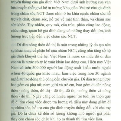 Vai Trò Người Cao Tuổi Trong Xã Hội Việt Nam Đang Già Hóa (Sách chuyên khảo) - PGS. TS. Trần Thị Minh Thi, ThS. Nguyễn Hà Đông, ThS. Lỗ Việt Phương
