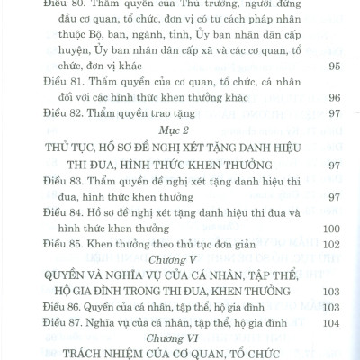 Luật Thi Đua, Khen Thưởng (Bản in năm 2022)