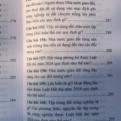 200 câu hỏi và trả lời về Luật Đất đai năm 2024