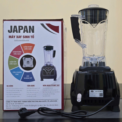 Máy xay sinh tố công nghiệp 2380W Ladomax chống rung ồn, inverter tiết kiệm điện, chân đế nhôm tản nhiệt tốt, moto lõi đồng, xay rau má, xay đá, sinh tố...có linh kiện thay thế - Hàng chính hãng