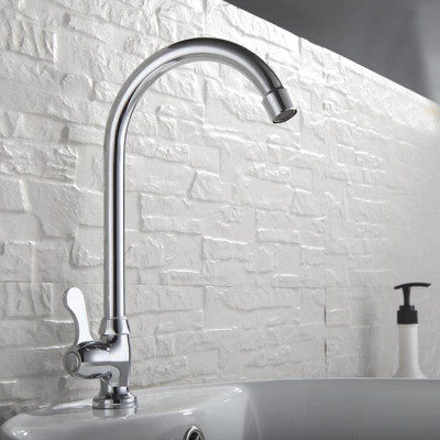 Vòi rửa chén lạnh Eurolife EL-T016 (Trắng bạc)