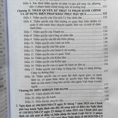Luật Xử Lý Vi Phạm Hành Chính sửa đổi, bổ sung năm 2025 – Các Văn Bản Quy Định Chi Tiết và Biện Pháp Thi Hành (V2610T)
