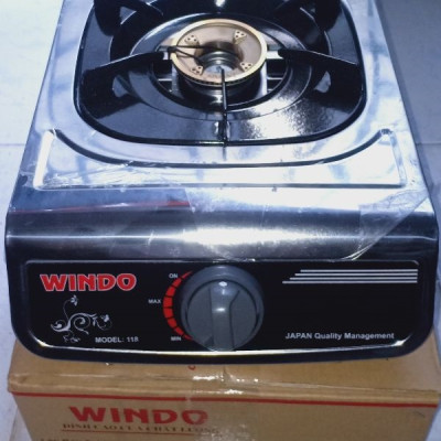 BẾP GAS DƯƠNG ĐƠN  MẶT INOX WINDO - HÀNG CHĨNH HÃNG