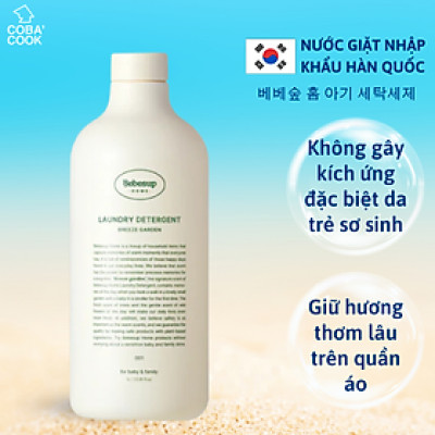 Nước Giặt Quần Áo Hàn Quốc Bebesup Cao Cấp Không Gây Kích Ứng Da