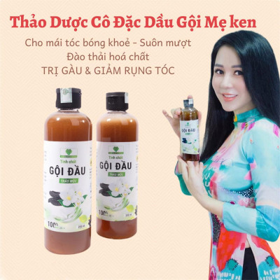 Combo Dầu Gội Thảo Mộc MẸ KEN 250ml & Tinh Dầu Bưởi Nguyên Chất MẸ KEN 100ml kích thích mọc tóc, ngăn ngừa gãy rụng, giảm nấm ngứa - Tặng kèm 1 khăn tắm