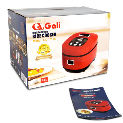 Nồi Cơm Điện Gali GL-1718C. Dung tích 1,8L đa chức năng nấu như nấu Lẩu, Chè, Soup,... Hàng chính hãng, bảo hành 24 tháng