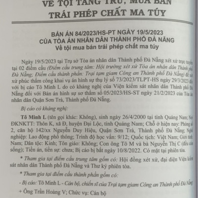 Tuyển tập các bản án của Tòa án nhân dân cấp cao về hình sự và tố tụng hình sự
